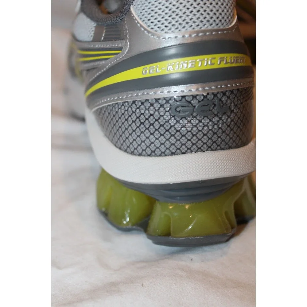 ASICS MEN'S GEL KINETIC FLUENT ATHLETIC RUNNING SNEAKERS GRAY 12 NIB $180